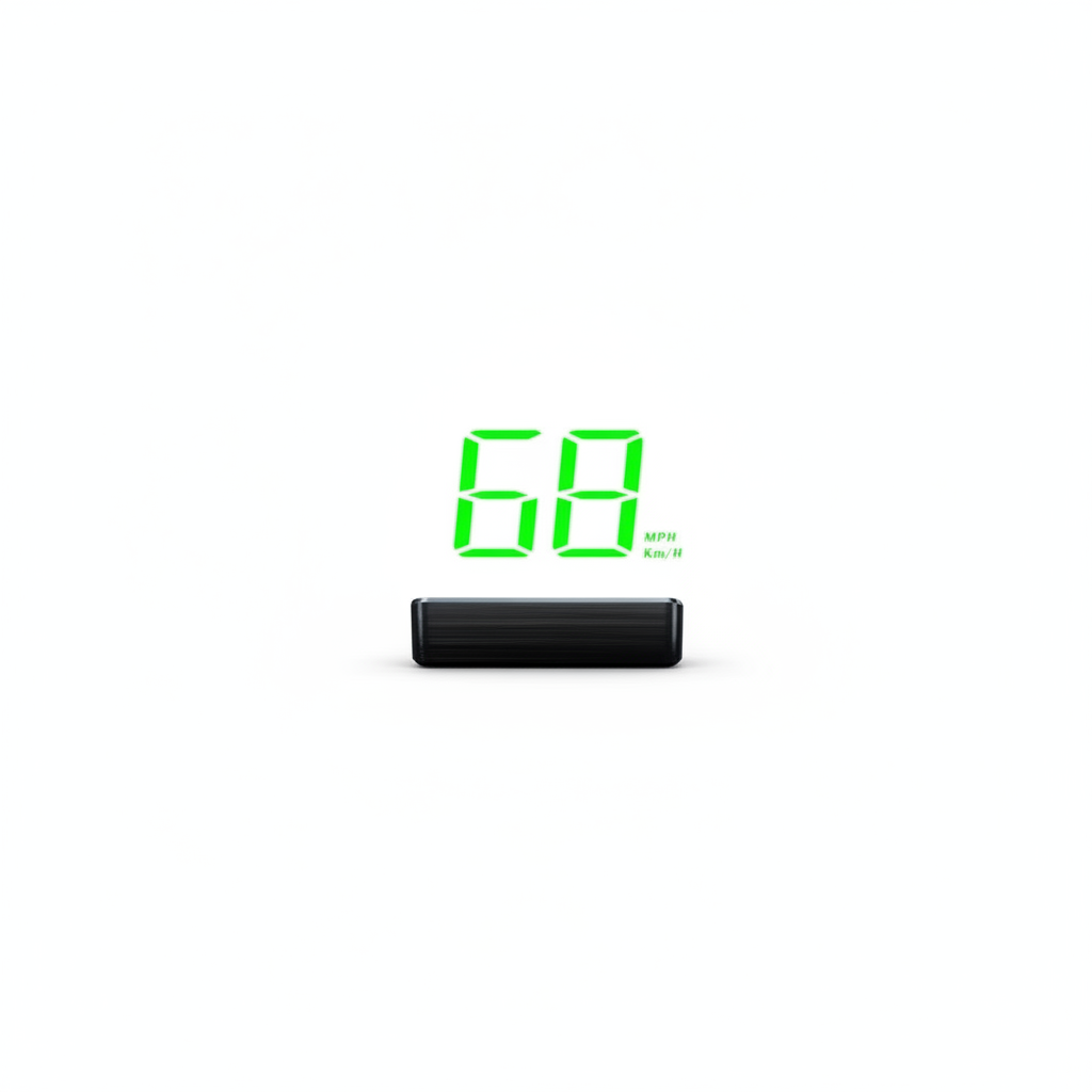Head-up Display Auto Geschwindigkeitsanzeige, adaptive Helligkeit