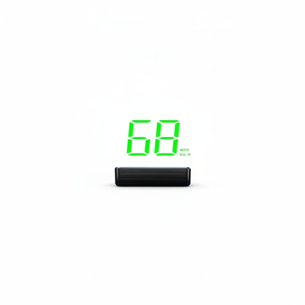 Head-up Display Auto Geschwindigkeitsanzeige, adaptive Helligkeit