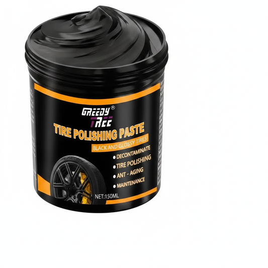 Tire & Kunststoff Restorer Creme Tiefschwarz Glanz