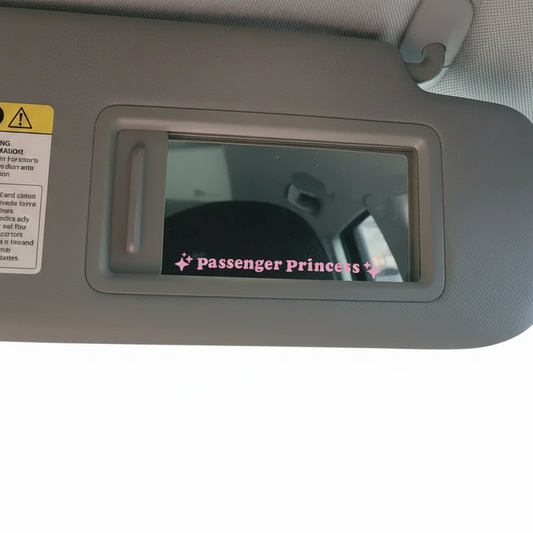 Spiegelaufkleber Passenger Princess