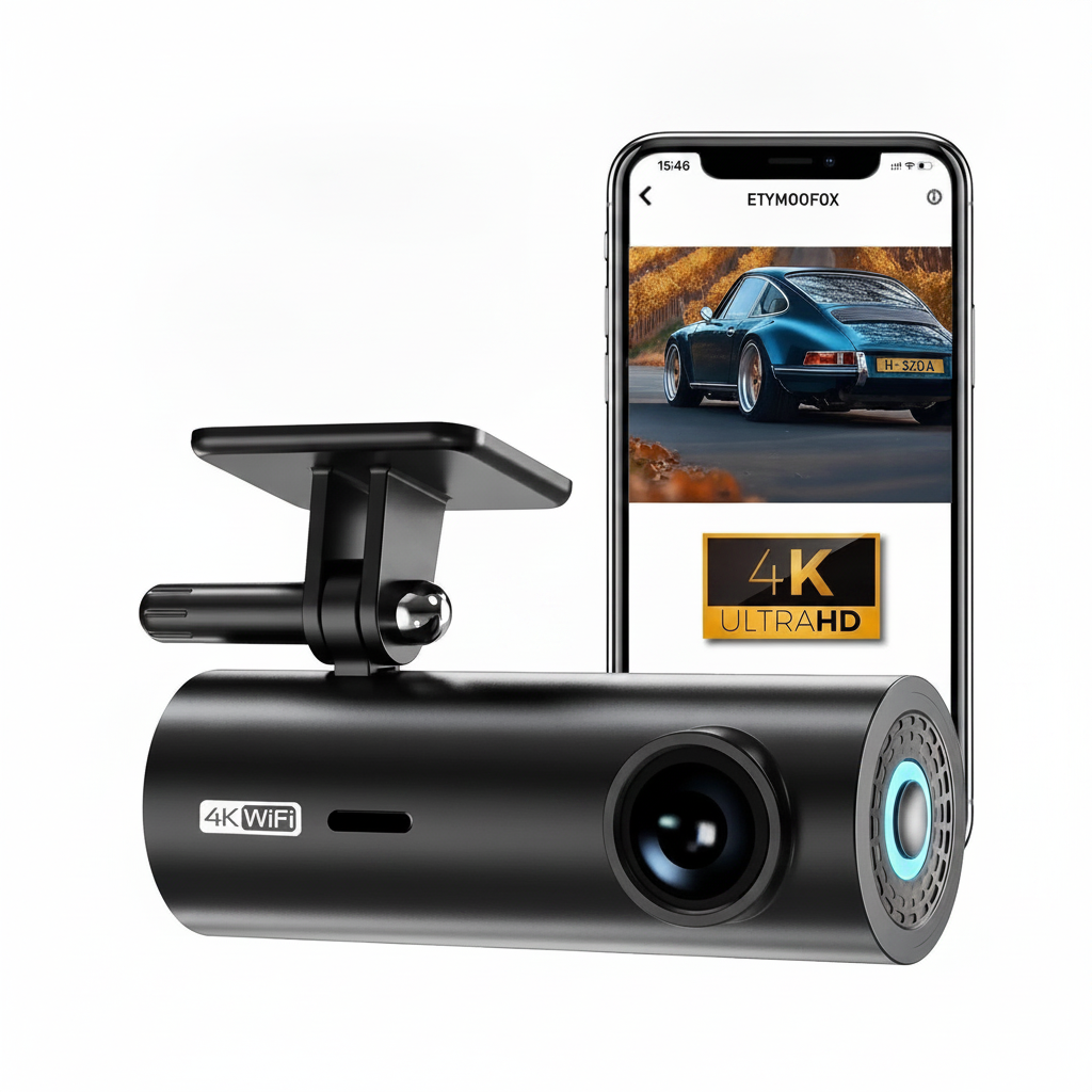 Dashcam 4K WiFi mit 24H Parküberwachung