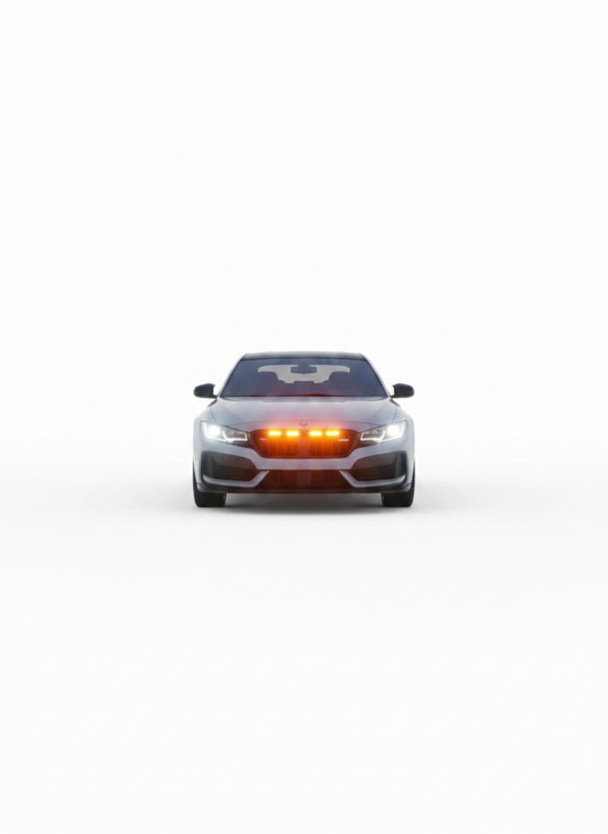 4X Auto-Grillbeleuchtung Gelb LED