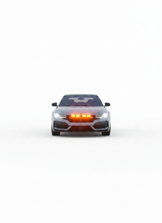 4X Auto-Grillbeleuchtung Gelb LED