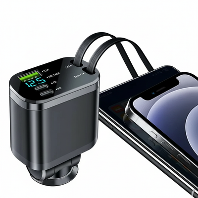 150W USB-C Auto Ladegerät 5 in 1