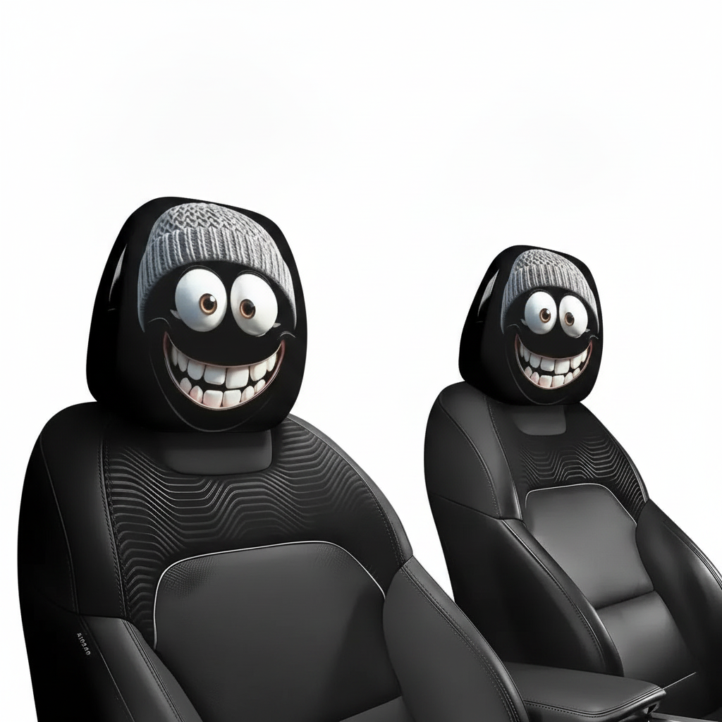 Kopfkissenbezug mit Cartoon-Motiv