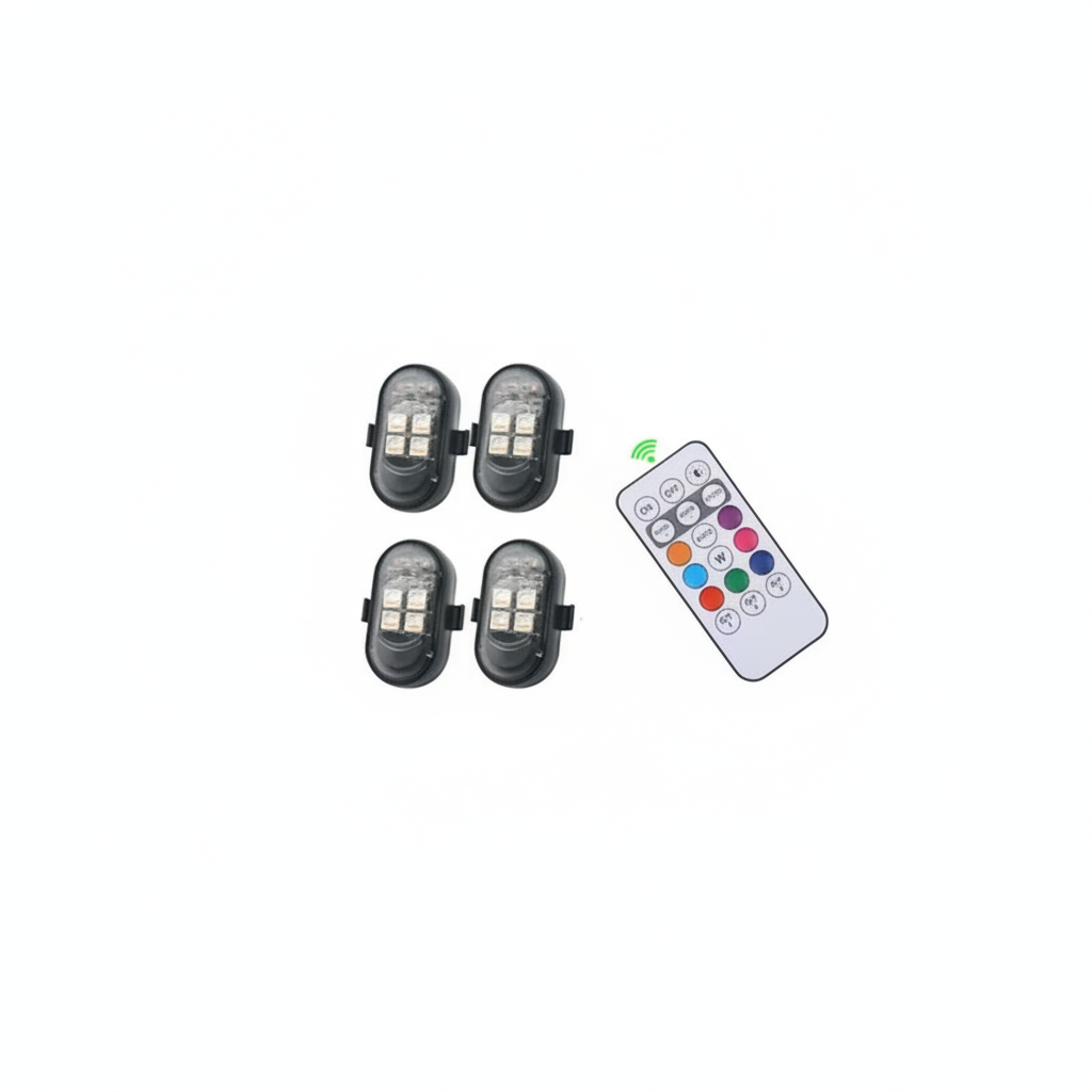 Kabellose LED Stroboleuchten Set