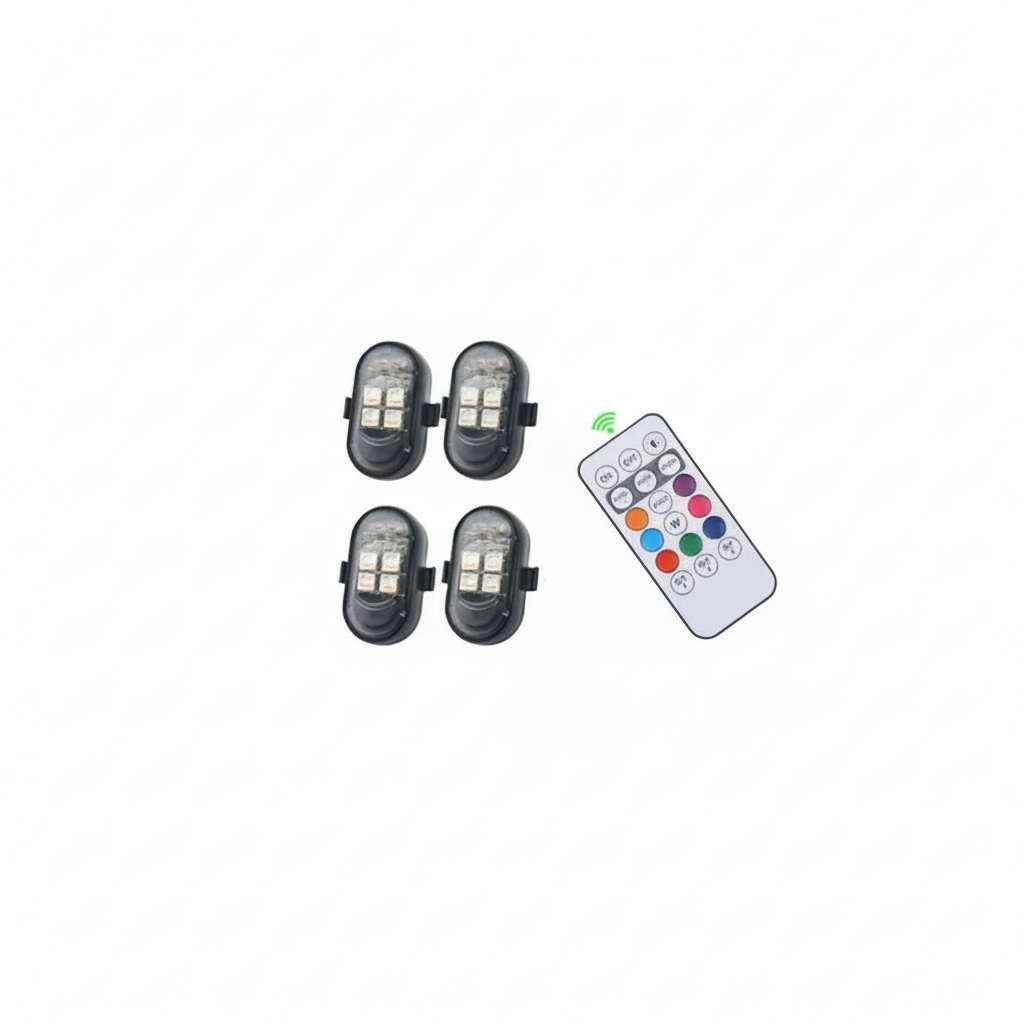 Kabellose LED Stroboleuchten Set