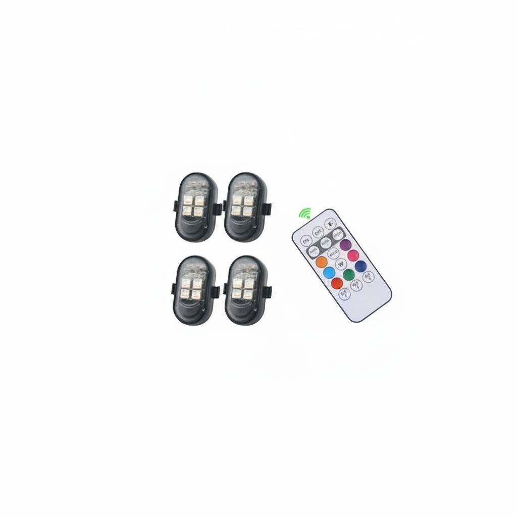Kabellose LED Stroboleuchten Set
