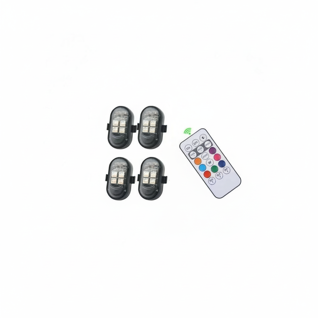 Kabellose LED Stroboleuchten Set