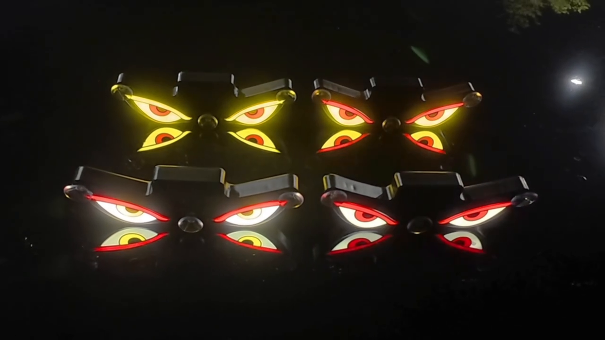 DEMON EYE Ambient Beleuchtung Solar Powered Neon Licht
